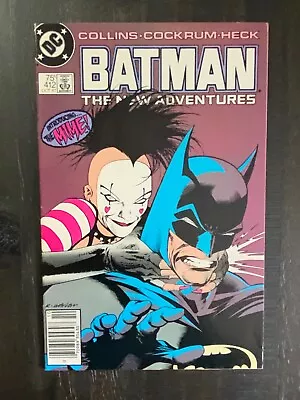 Buy Batman #412 Newsstand Edition VF Copper Age Comic Featuring The Mime! • 3.94£
