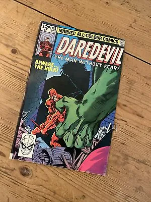 Buy Daredevil #163 Marvel Comic Miller Daredevil Hulk March 1980 • 15£