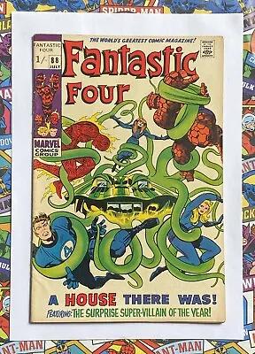Buy Fantastic Four #88 - Jul 1969 - Mole Man Appearance! - Fn+ (6.5) Pence Copy • 26.24£