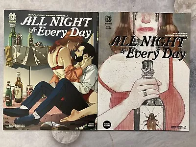 Buy All Night & Every Day #1 Set Of 2 1:10 Fawkes Frittella Variant Comic Book Ba • 7.15£