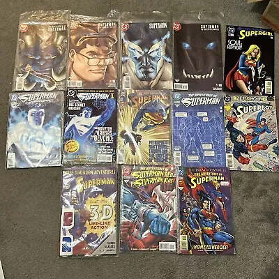 Buy Superman Comic Book Bundle Lot Vintage Collection Adventures Action Comics X13 • 19.99£