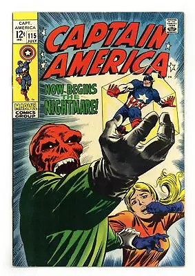 Buy Captain America #115 GD+ 2.5 1969 • 41.90£