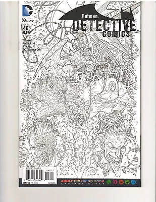 Buy DETECTIVE COMICS #48 COLORING BOOK VARIANT, NEW 52, NM, (Mar. 2016, DC Comics) • 10.21£