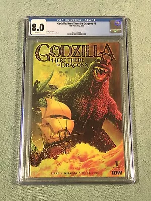 Buy Godzilla: Here There Be Dragons #1 Cgc 8.0 2023 Idw • 27.98£
