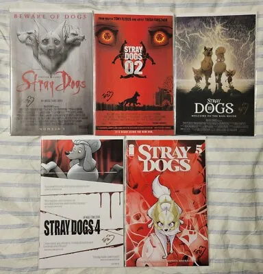 Buy Stray Dogs #1-5 Horror Variants All Signed By Trish Forstner • 59.75£