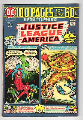 Buy Justice League Of America #115 Fine Plus 6.5 Superman Batman 100 Pages 1975 • 15.98£