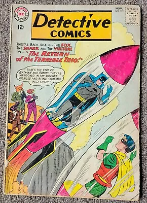 Buy DC Detective Comics NOV 1963 #321 Silver Age Fair Condition Batman-Robin • 55.32£