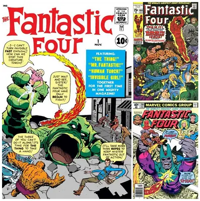 Buy Fantastic Four U PICK Comic 1 2 3 4 5 6 7 8 9 10 11-205 206 207 208 1961 Marvel • 25.22£