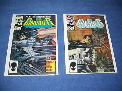 Buy The Punisher Limited Series - Double Size First Issue #1 And #2 Marvel 1985 Zeck • 80.25£