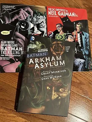 Buy Lot: Batman Arkham Asylum 25th Anniversary Deluxe Ed, Killing Joke, DC Universe • 25.42£