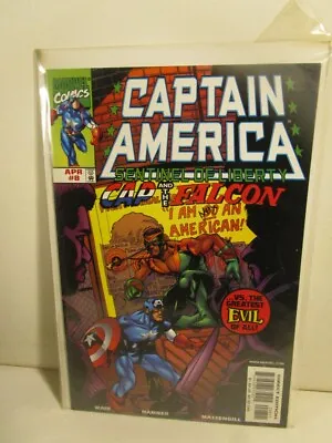 Buy Captain America Sentinel Of Liberty #8 1st Sam Wilson As Cap Marvel 1999 BAGGED • 6.30£