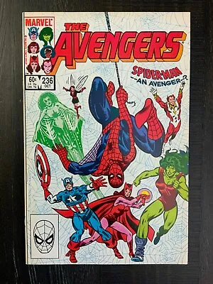 Buy Avengers #236 VF Bronze Age Comic Featuring Spider-Man! • 3.99£