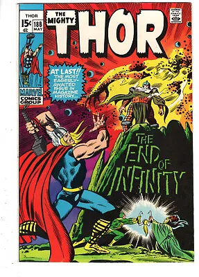 Buy Thor #188 (1971) - Grade 8.0 - End Of Infinity - John Buscema - Stan Lee! • 96.38£