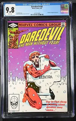 Buy Daredevil #182 CGC NM/M 9.8 White Pages Kingpin! Punisher! Miller/Janson Cover • 109.58£