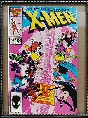 Buy Uncanny X-Men #208 (1986) 8.5VF+ Marvel Comic Book 1st Mention Of Term Omega P01 • 1.18£