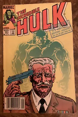 Buy Incredible Hulk 291 Fine 1983 Newsstand Origin Of Thinderbolt Ross Marvel Comics • 3.95£