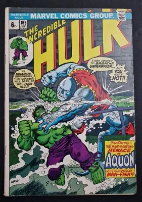 Buy INCREDIBLE HULK #165 (1973) Marvel Comics • 10.49£