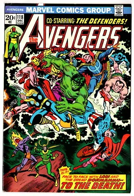 Buy The Avengers #118, Guest-starring The Defenders, December 1973 MID-GRADE • 34.52£