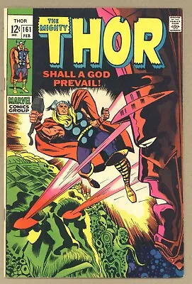 Buy Thor 161 (VF+) KIRBY Galactus! Ego! Recorder! Wanderers 1969 Marvel Comics X827 • 59.29£