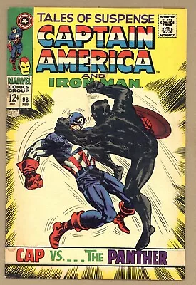 Buy Tales Of Suspense 98 G+ Kirby Colan Black Panther New BARON ZEMO Cameo 1968 S549 • 22.24£
