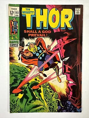 Buy Thor #161 (1969) Marvel Comics Stan Lee Story Jack Kirby Cover And Art • 19.76£