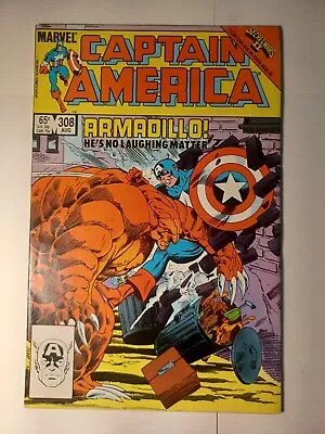 Buy Captain America #308 VG 1st Armadillo Marvel Comics C267 • 1.81£