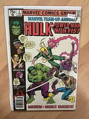 Buy Marvel Team-up The Hulk And Power Man 3 Marvel Comics 7.5 Newsstand E53-105 • 7.88£