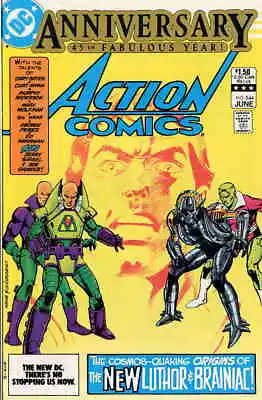 Buy Action Comics #544 FN; DC | Superman 1983 Lex Luthor Brainiac - We Combine Shipp • 19.75£