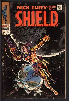 Buy Nick Fury, Agent Of Shield #6 5.0 // Jim Steranko Cover Marvel 1968 • 39.98£