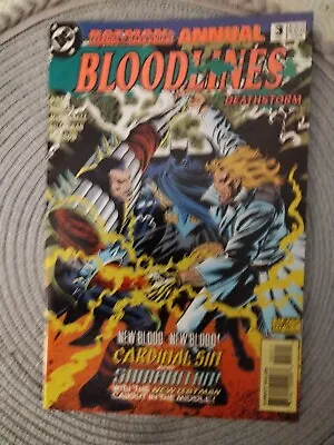Buy Batman Legends Of The Dark Knight Annual Vol. 1 Number 3 (Bloodlines) 1993 Nm • 3.20£