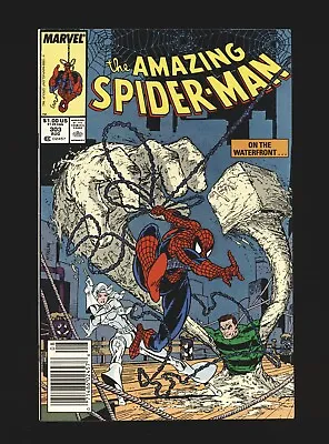 Buy Amazing Spider-man #303, VF+ 8.5, Todd McFarlane Art; Newsstand; Silver Sable • 10.39£