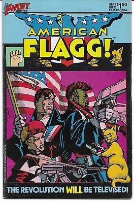 Buy AMERICAN FLAGG! #12 (1984)  First Comics Series [Limited Supply Of These Issues] • 2.50£