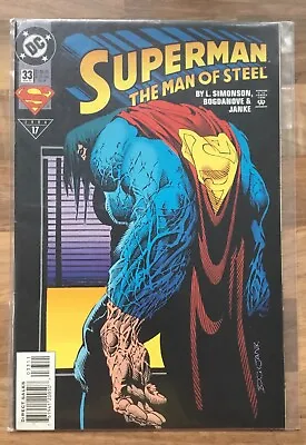 Buy Superman - The Man Of Steel # 33 (17 / 1994) Dc Comics - May 1994 • 2.99£