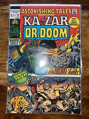 Buy Astonishing Tales Issue 3. 1970. Features Ka-Zar & Dr. Doom. Key Issue. VFN- • 2.99£