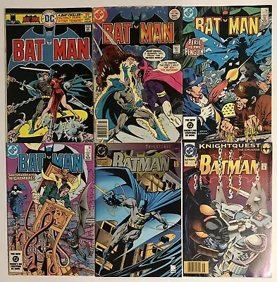 Buy BATMAN Lot (6) Issues #269 #285 #374 #377 #500 #502 DC Comics Free Shipping • 18.99£