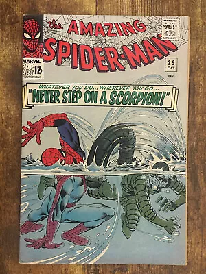 Buy Amazing Spider-Man #29 - GORGEOUS HIGHER GRADE - 2nd App Scorpion - Marvel Comic • 38.13£