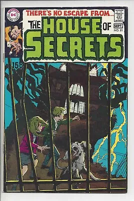 Buy HOUSE OF SECRETS #81 F+ (6.5) DC 1969 - 1st Able - Cain App. - Neal Adams Cover • 216.80£