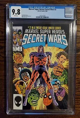 Buy Marvel Super-Heroes Secret Wars #2 CGC 9.8 White Pages 1984 • 197.57£