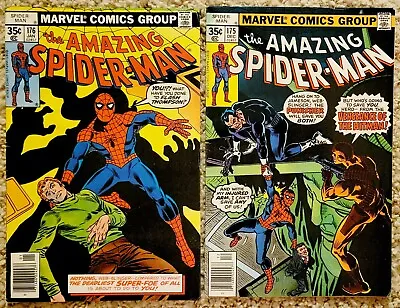 Buy The Amazing Spider-man Lot Of 2 Issues #175 & #176 (VG+) • 19.99£