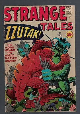 Buy Marvel Comics Horror Strange Tales 88 4.5 VG+ 1961  • 99.99£