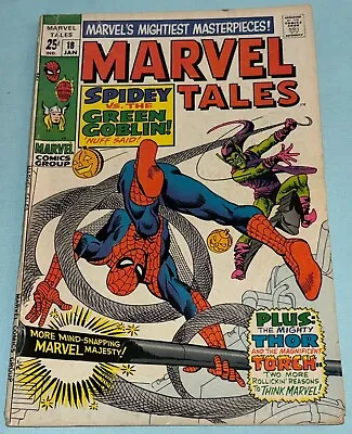 Buy Marvel Tales 18 VG- 1969 Amazing Spider-Man 23 Thor Human Torch Green Goblin • 7.88£