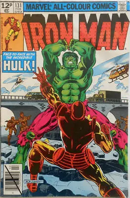 Buy Iron Man (1968) # 131 UK Price (7.0-FVF) Hulk, Scott Lang 1980 • 12.60£