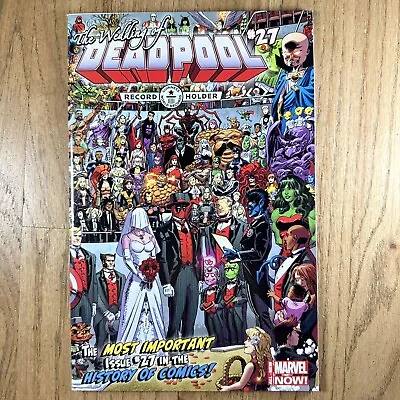 Buy Deadpool #27 The Wedding Of Deadpool 1st App Shiklah Marvel Comics 2014 NM- • 14.19£