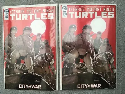 Buy Teenage Mutant Ninja Turtles #100 Santolouco 1:10 Variant 2019 TMNT NM • 19.99£