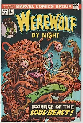 Buy ~WEREWOLF BY NIGHT #27~ (1975) ~1st Appearance Of DOCTOR GLITTERNIGHT~ ~TOPAZ~ • 15.79£