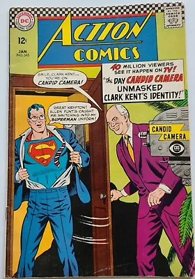 Buy ACTION COMICS #345  (1967 DC Comic) 7.5  VF- CONDITION • 19.77£