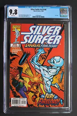 Buy Silver Surfer #146 Vs FIRELORD Battle 1998 LAST Issue THOR Thing Capt Am CGC 9.8 • 93.86£