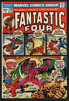 Buy Fantastic Four #140 7.0 // Origin Of Annihilus Marvel Comics 1973 • 22.14£