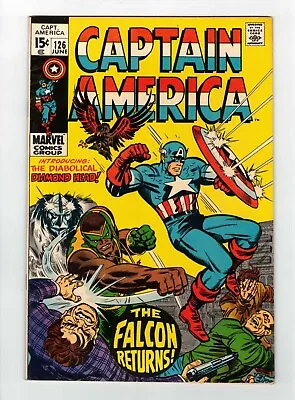 Buy Captain America #126 7.0 Fn-vf 1970 • 27.71£