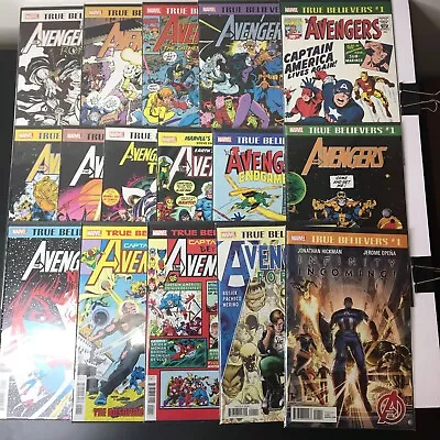 Buy The Avengers 16 Comic Lot. Marvel True Believers. Bagged And Boarded. • 39.99£